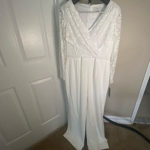 Tahari Wide Leg Jumpsuit